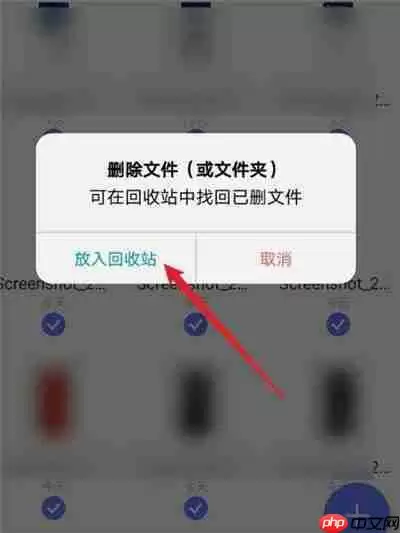 阿里云盘怎么批量删除文件