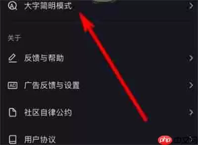 抖音怎么打开简明模式