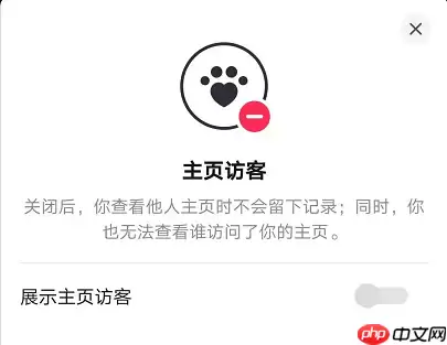 抖音主页访客记录怎么看不到