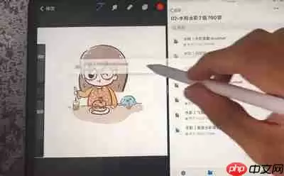 Procreate怎么分屏导入笔刷