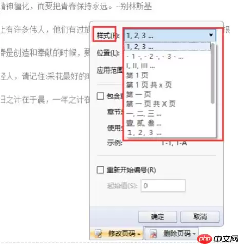 wps2007如何插入页码？wps2007插入页码图文介绍