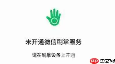 微信刷掌支付怎么开通