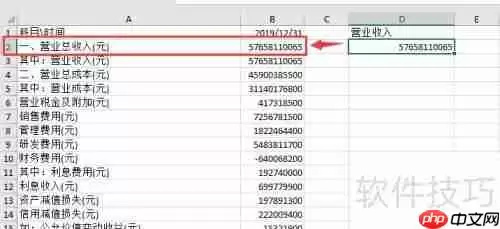 Excel计算财务报表毛利润的方法