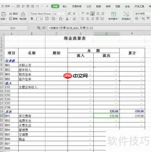 WPS/Excel制作实用会计全套账