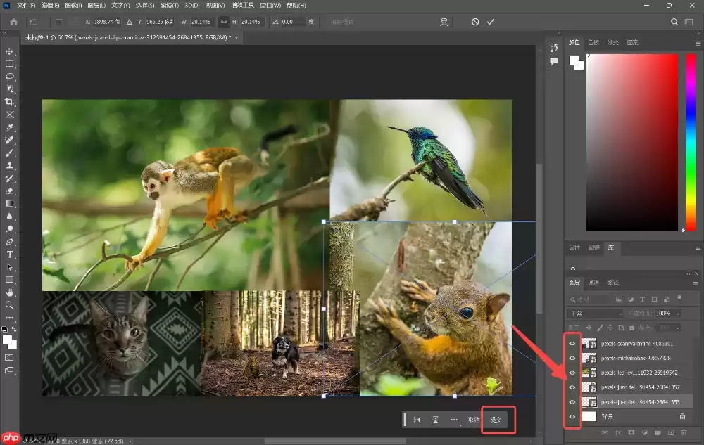 Photoshop7.0怎么拼图?Photoshop7.0拼图操作教程