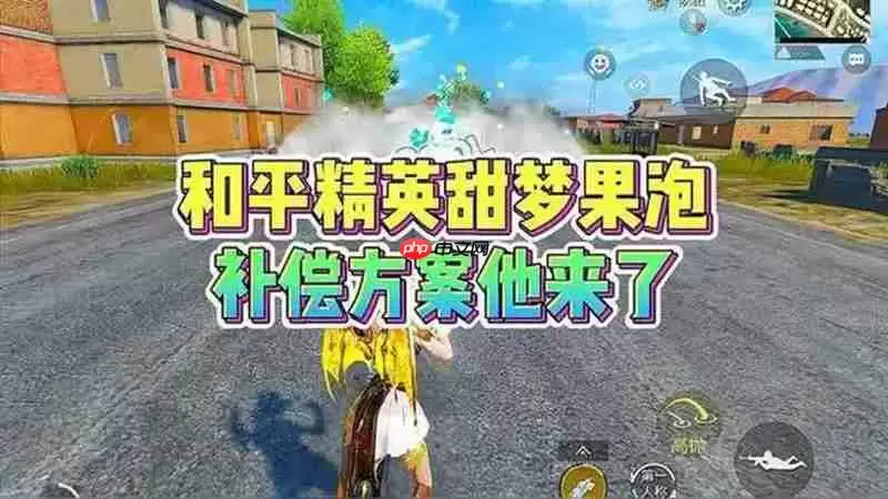 和平精英甜梦果泡烟雾弹退款方法 和平精英甜梦果泡烟雾弹怎么退款