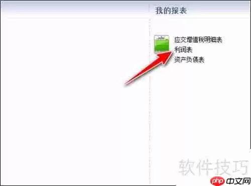 KIS财务软件导出Excel财务报表的方法