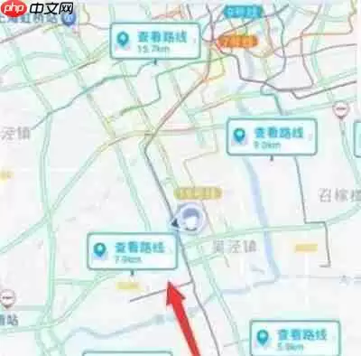 高德地图表白路线在哪里