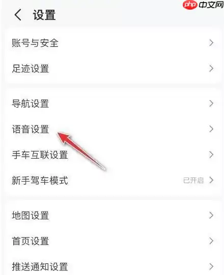 高德地图怎么调节语速 高德地图调节语速步骤分享
