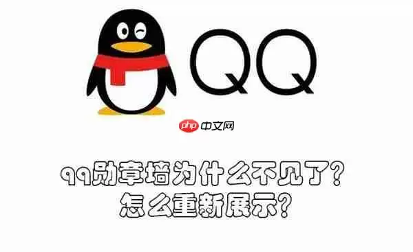 qq勋章墙为什么不见了