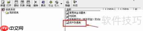 金蝶KIS自定义报表公式设置方法