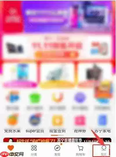 《苏宁易购》小额免密支付设置方法