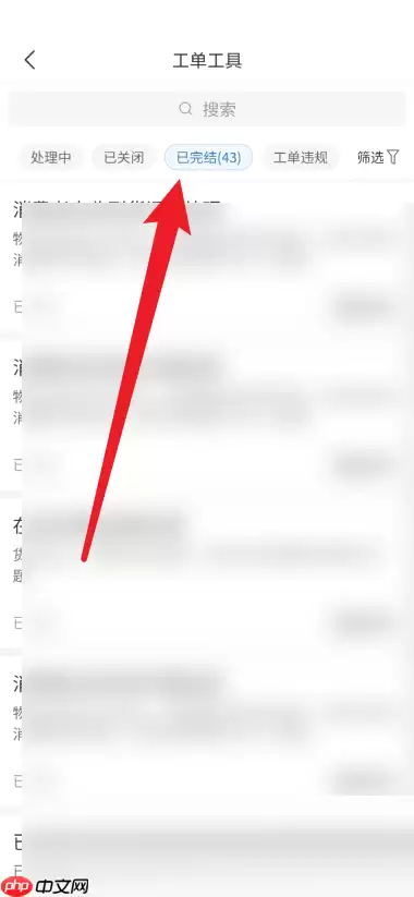 拼多多商家版已完结工单如何查看
