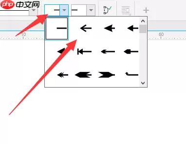 coreldraw箭头在哪里添加？coreldraw箭头添加教程