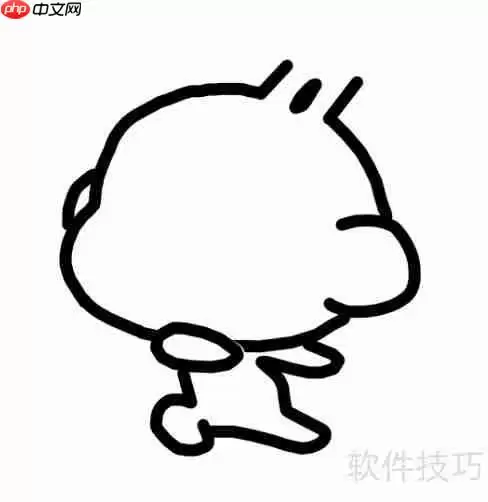 学会画悠嘻猴，简单又可爱的手绘教程