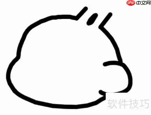 学会画悠嘻猴，简单又可爱的手绘教程