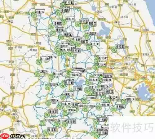 地图上管理餐饮连锁店信息的方法