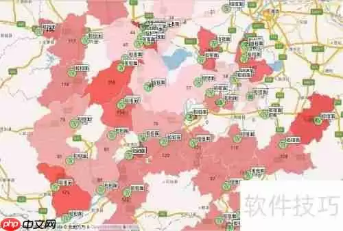 地图上管理餐饮连锁店信息的方法