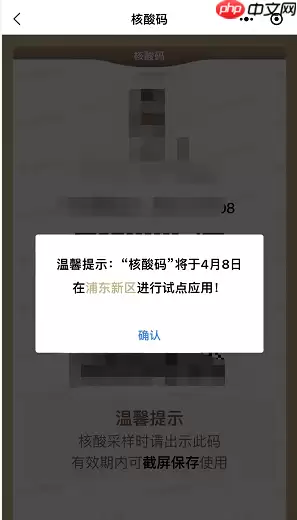随申办核酸码怎么领取