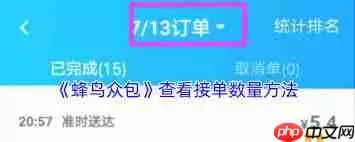 蜂鸟众包怎么查看战绩