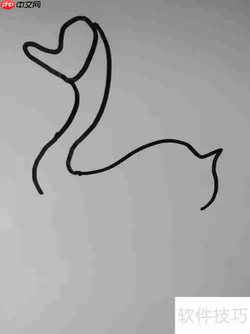 如何画天鹅？简笔画教程教你轻松绘制优雅天鹅