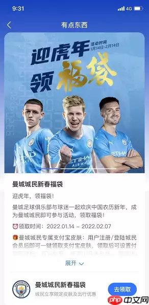 支付宝英超付款码皮肤怎么获得