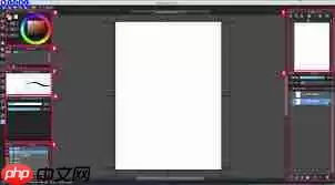 medibang paint点描笔位置在哪