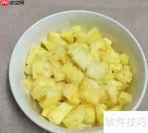 简易版菠萝派：轻松制作热带水果甜点