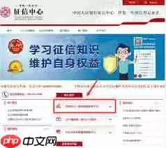 手机如何查个人征信中心官网