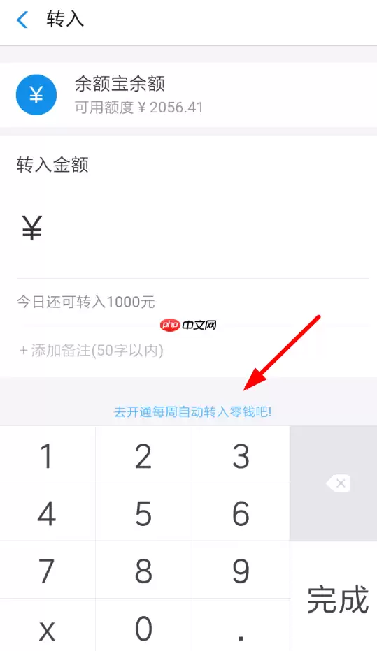 在支付宝小钱袋里怎么将定期转入服务关掉？关闭定期转入服务方法讲解