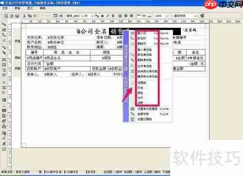 管家婆软件销售单格式设置指南