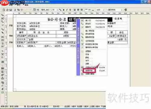 管家婆软件销售单格式设置指南