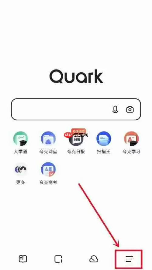 夸克浏览器doodle怎么显示