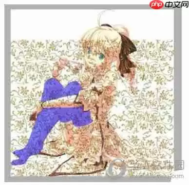 怎么用sai绘画软件为图片加上花纹 为图片加上花纹方法说明