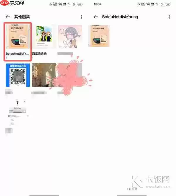 百度网盘青春版下载的图片在哪里