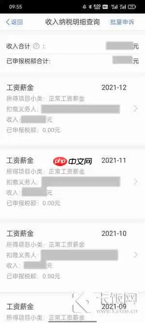 个人所得税app怎么看工资明细