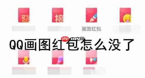 QQ画图红包怎么没了
