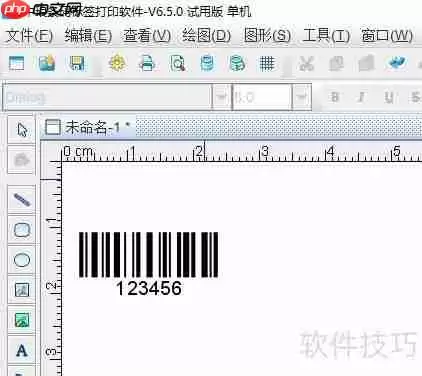 条码打印软件无法绘制条码的解决方法