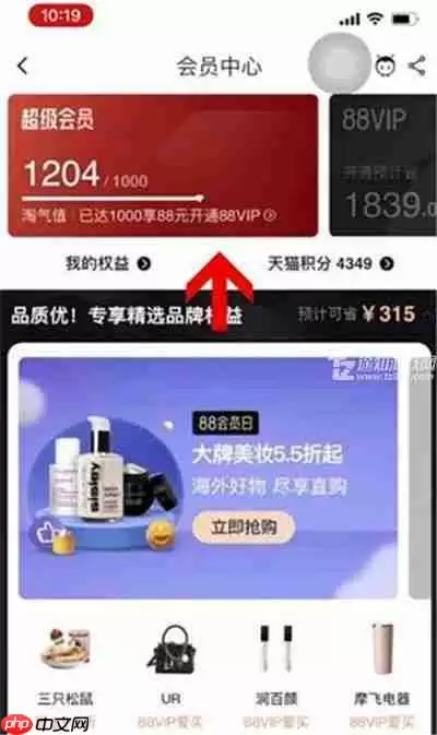 《淘宝》淘气值查看方法