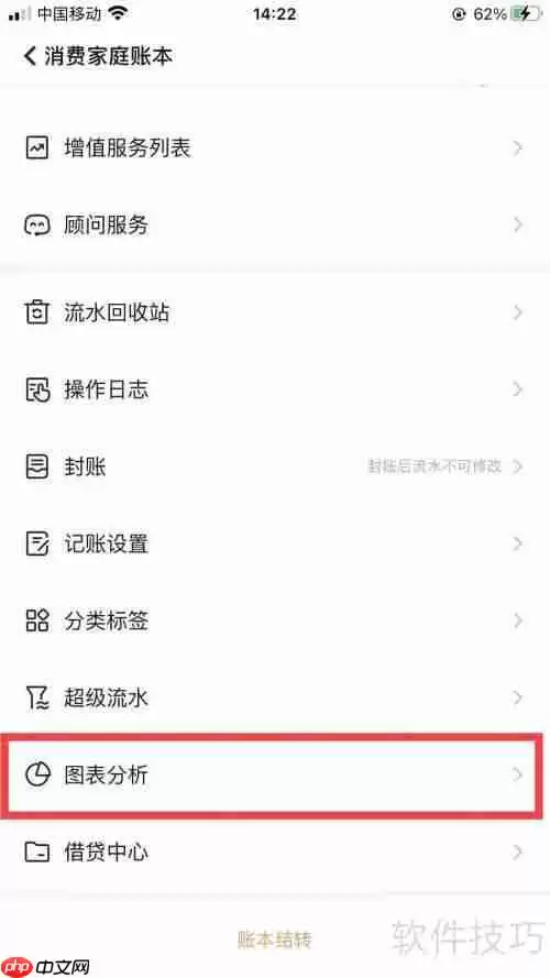 随手记图表分析功能使用指南