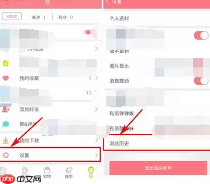 第一弹app怎么将浏览历史清掉？清掉浏览历史的方法说明