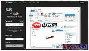 Snipaste截图后怎样添加文字水印