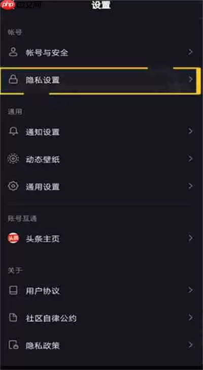 抖音怎么设置成隐身状态
