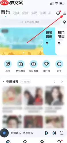 酷狗音乐闪光灯模式在哪里设置 酷狗音乐闪光灯怎么开启