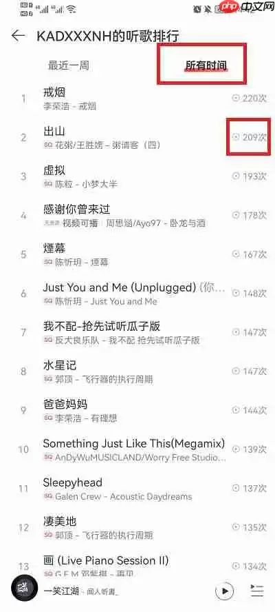 网易云音乐怎么看听歌次数