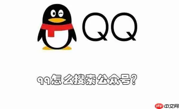 qq怎么搜索公众号？