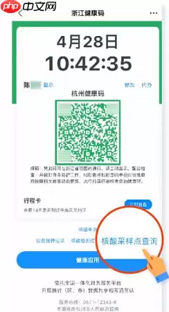 支付宝杭州核酸检测点怎么查询