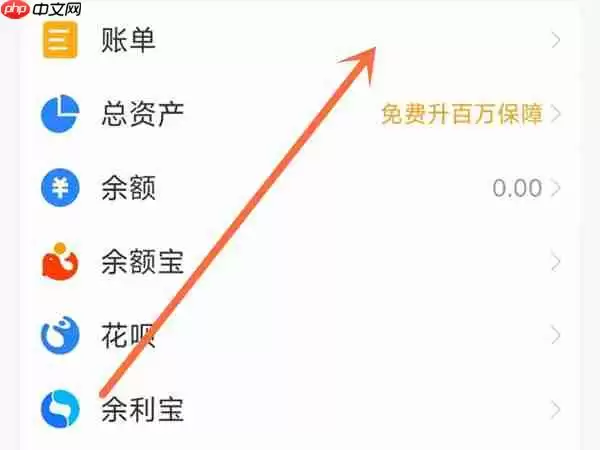 支付宝付款记录怎么查