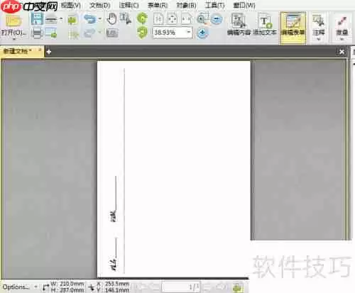 用PDF编辑器制作试卷样板的方法步骤