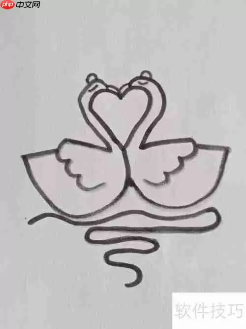 如何快速掌握天鹅简笔画技巧？